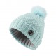 Gorro de lana forrado Color Aquatic