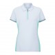Polo Kirby para mujer con cuello de cremallera