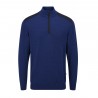 Suéter con media cremallera para hombre Cranford - Inky Marl Suéter con media cremallera para hombre Cranford - Inky Marl