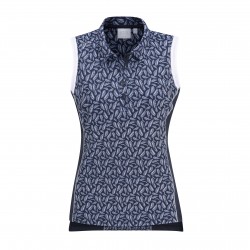 Polo sin mangas estampado para mujer Colleen