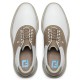 Zapato tradicional FJ para hombre, marrón y blanco