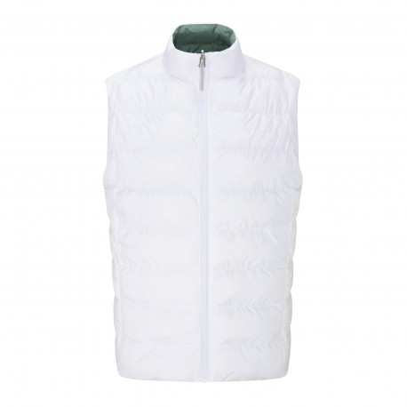 Chaleco reversible Samantha para mujer - Blanco/Eucalipto Multi