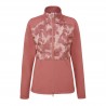 Chaqueta polar Clare para mujer con zonas - Rosa/Rosa Multi