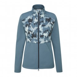Chaqueta Clare para mujer con zonas - Azul fusión/Azul marino multi