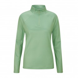 Polo de manga larga para mujer Jasmine - Eucalipto Multi